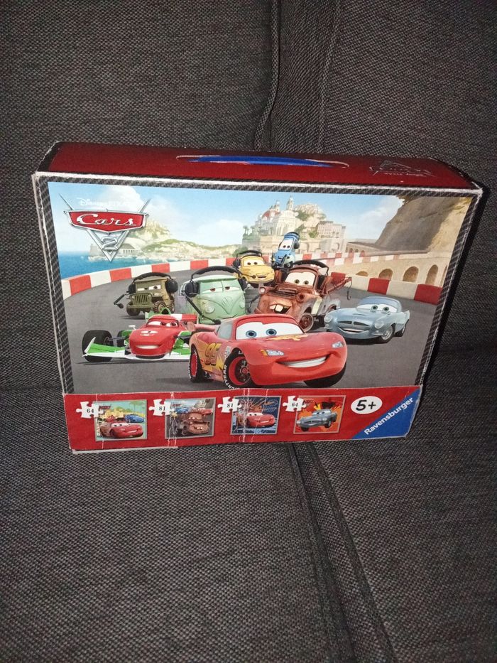 4 puzzles Cars 2 (5 ans  et +) - photo numéro 2