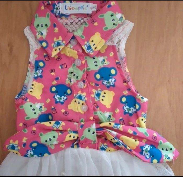 Robe sans manches Neuve avec étiquette 6 mois fille Chicaprie - photo numéro 3