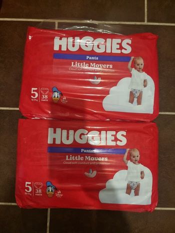 76  pants Couches culottes Huggie taille 5