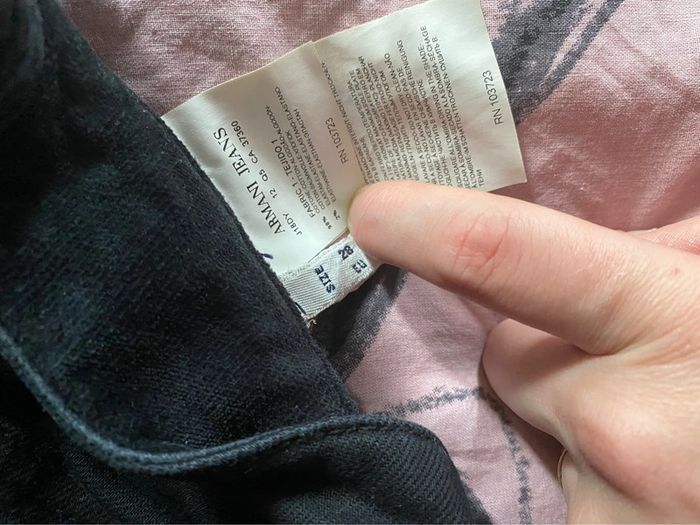 Jeans noir armani - photo numéro 7