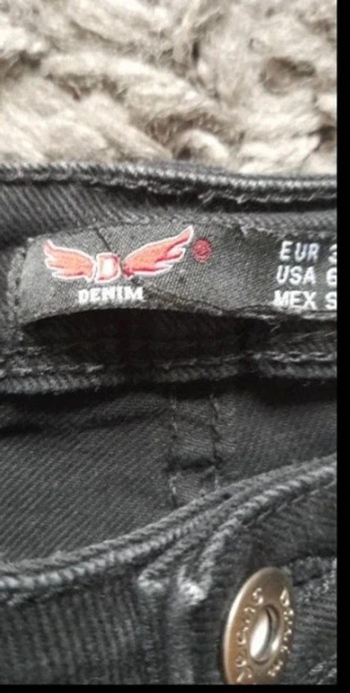 Jean skinny imprimé sequins Mickey - photo numéro 5