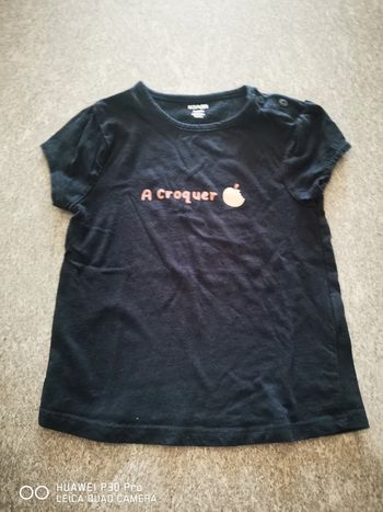 T-shirt bébé fille 2 ans neuf