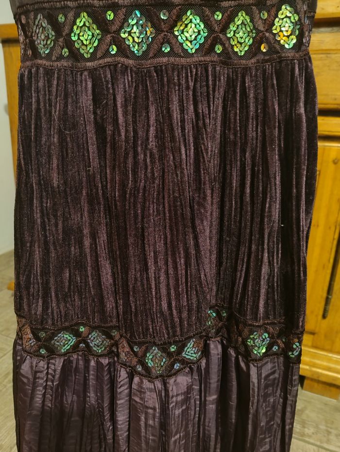 Jupe longue violette - photo numéro 2