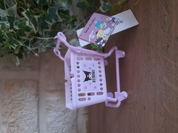 Petit panier de rangement / mini caddie Kuromi Miniso neuf