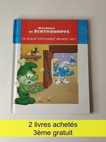 Livre le grand Schtrooumpf devient vert