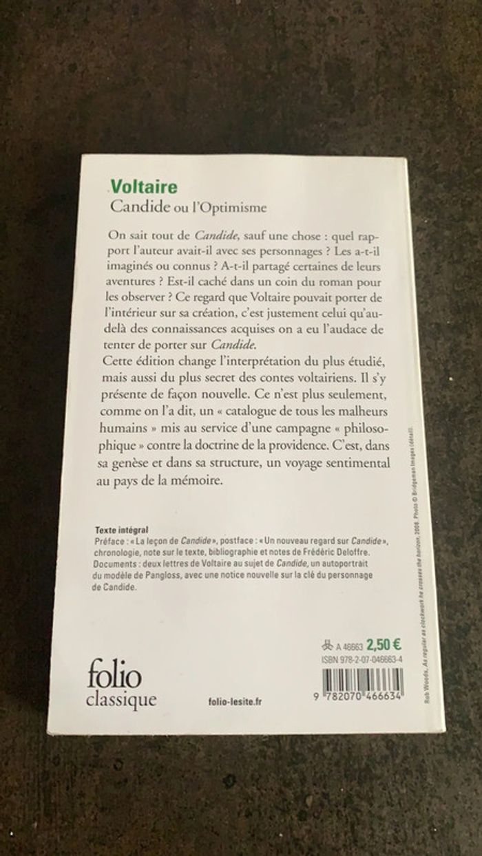 Candide ou l’optimisme Voltaire - photo numéro 2