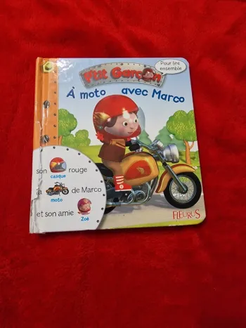 Livre 2 p'tit garçon à moto avec Marco