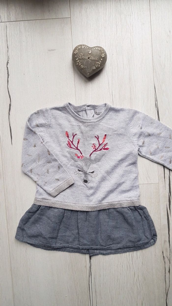 Robe cerf catimini fille 12mois