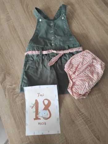 Robe et bloomer bebe fille