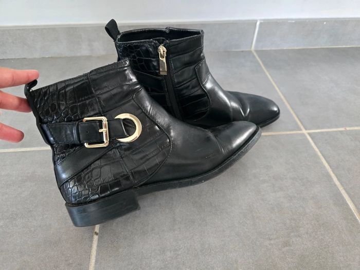 Bottines noir zara