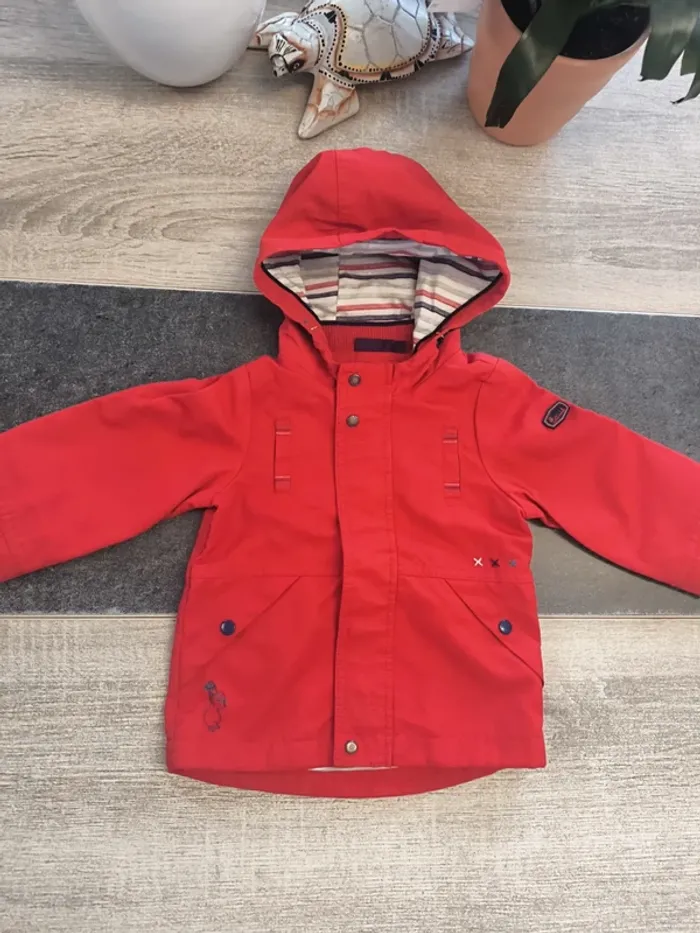 Parka coupe-vent garçon 12 mois sergent major - photo numéro 2