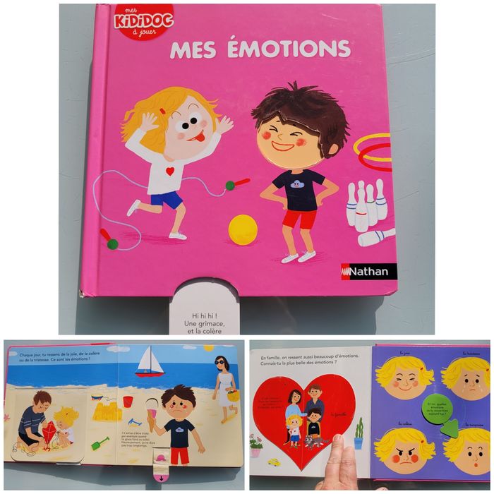 Livre animé Kididoc 😭 Mes Émotions 🥰