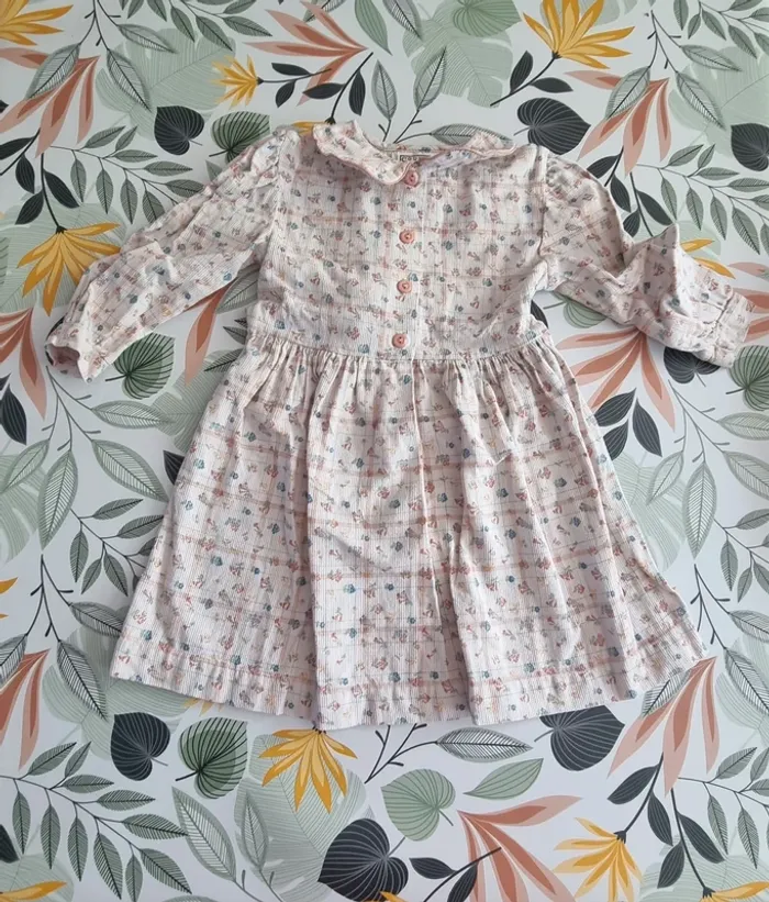 Robe manche longue taille 4 ans - country for kids - photo numéro 2