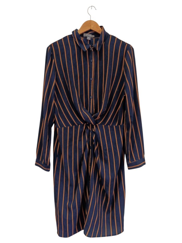 Robe nouée rayée A1435