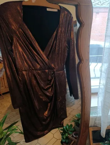 Robe de soirée rose gold