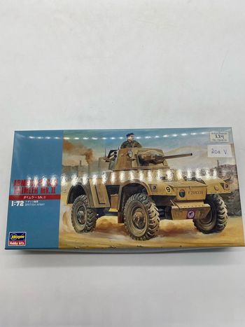 Maquette Hasegawa armoured car Daimler MkII
