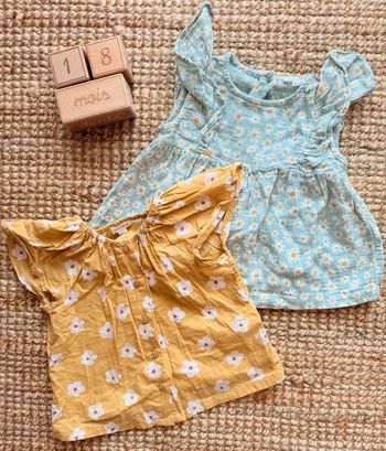 Lot blouses Vertbaudet 18mois / 80cm