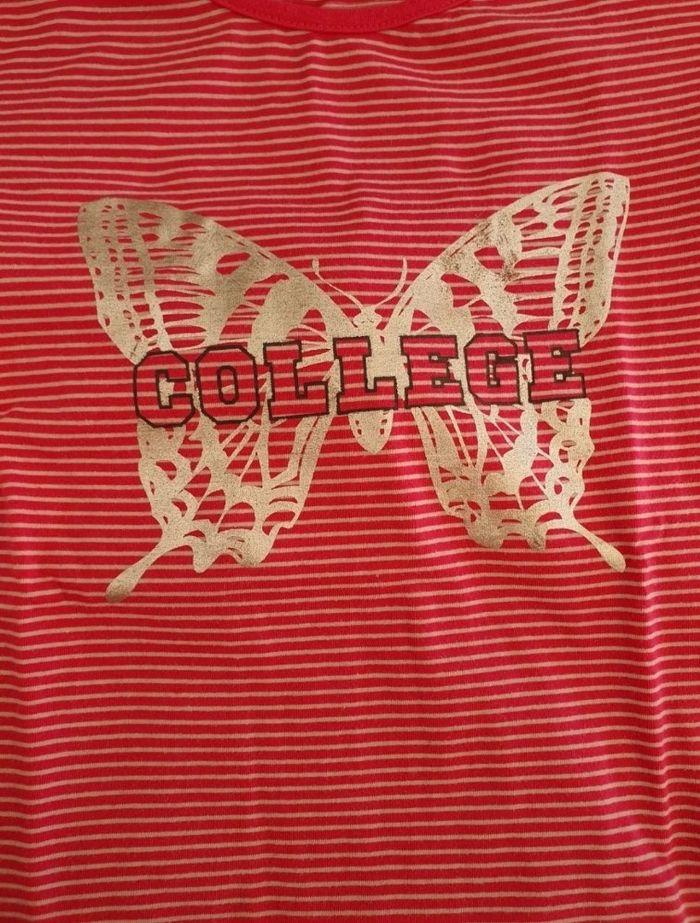 T-shirt rose papillon orchestra 12 ans - photo numéro 2