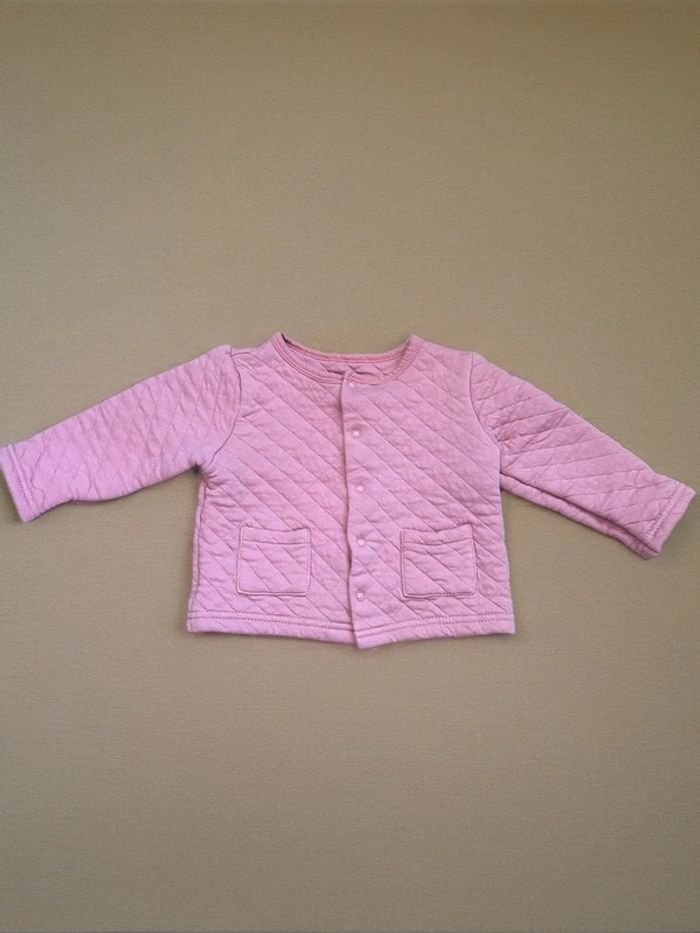 Veste matelassé rose Mots d’enfants - photo numéro 2