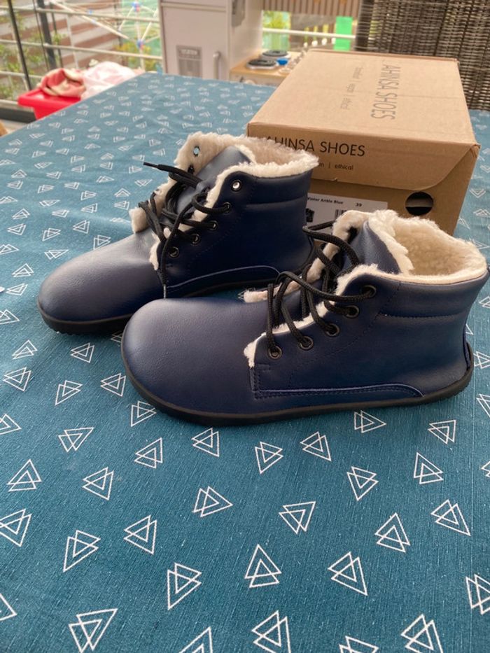 Chaussures bottines fourrée  neuf 39 barefoot - photo numéro 8