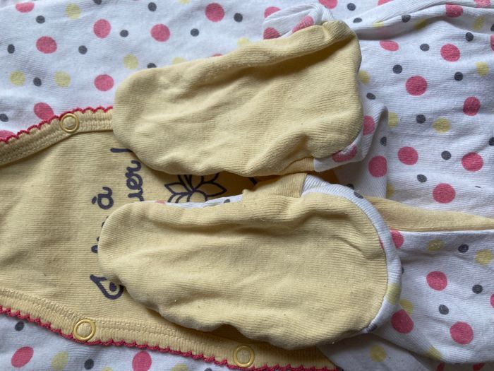 pyjama grenouillère fraise Jolie à croquer bébé 18 mois - photo numéro 4