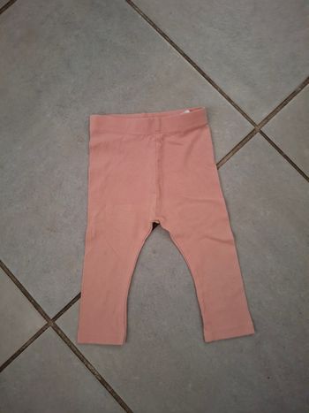 Leggings rose 12 mois