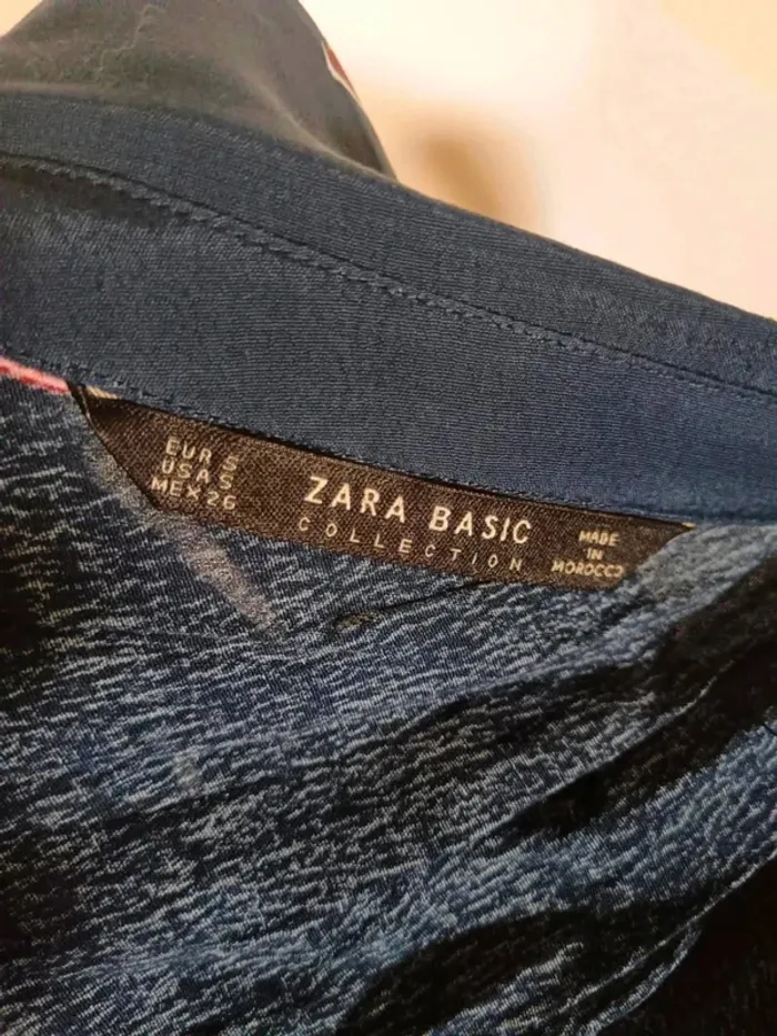 Blouse marine Zara 36 - photo numéro 3