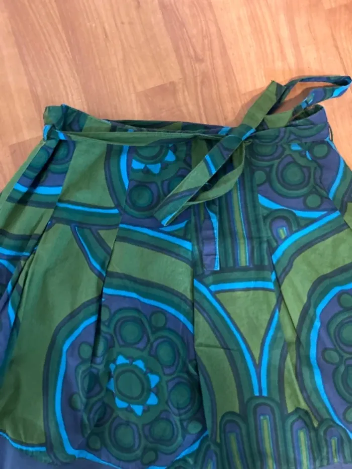 Cache cache jupe multicolore avec ceinture taille 38 - photo numéro 2