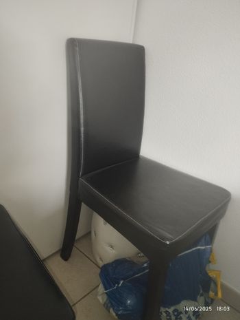 Lot de 6 Chaises simili cuir