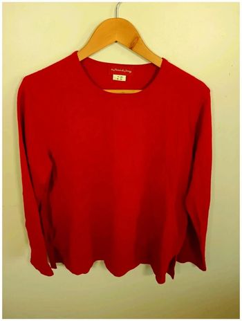 C28 pull rouge La maison du Jersey 50