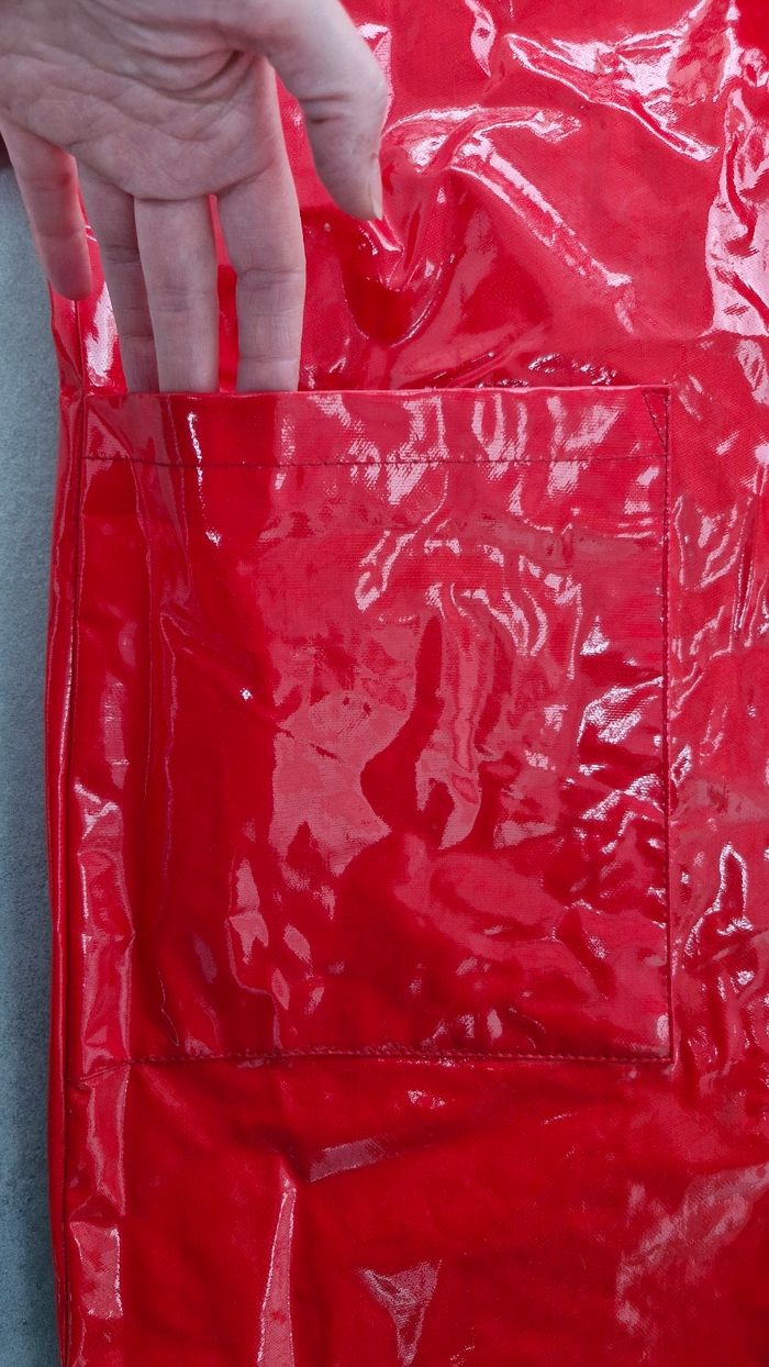 Ciré rétro rouge brillant fille 8 ans - photo numéro 5