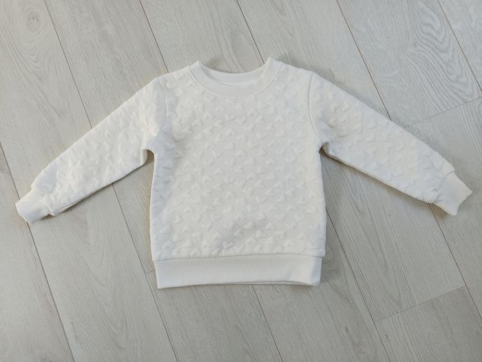 Sweat blanc 98-104 cm Zeeman