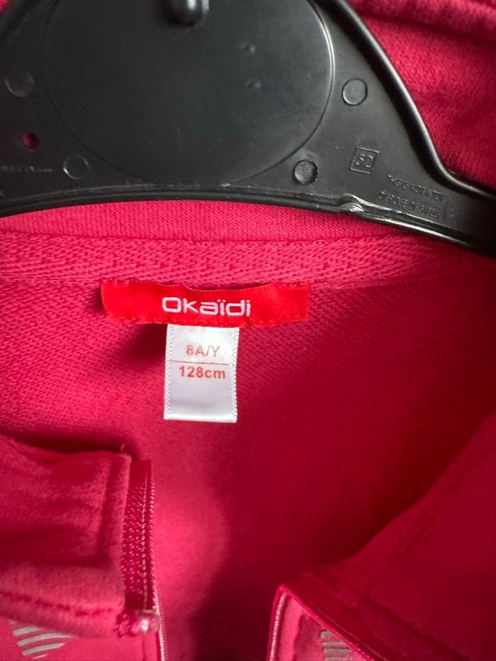Gilet fille okaidi rose fushia 8 ans hiver - photo numéro 3