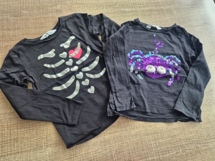 Lot T-shirts Halloween H&M 4-6 ans en très bon état