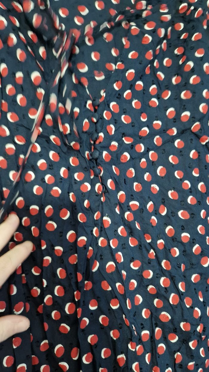 Blouse a pois - photo numéro 2