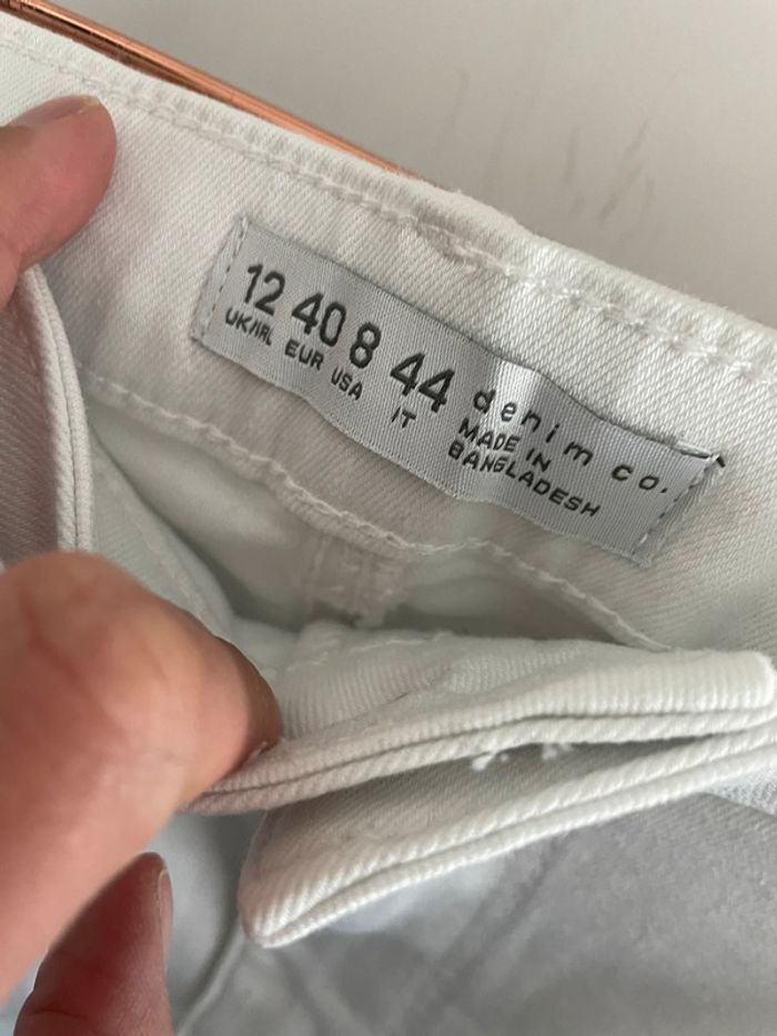 Jean blanc stretch - primark taille 40 neuf - photo numéro 2