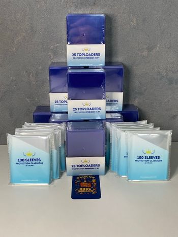 Lot Sleeves et Toploaders Ideal carte Pokemon One Piece