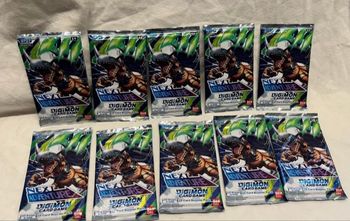 10 Boosters Digimon Next Adventure neufs scellés