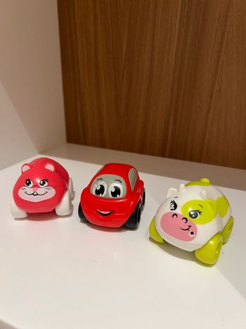 Lot 3 voitures smoby