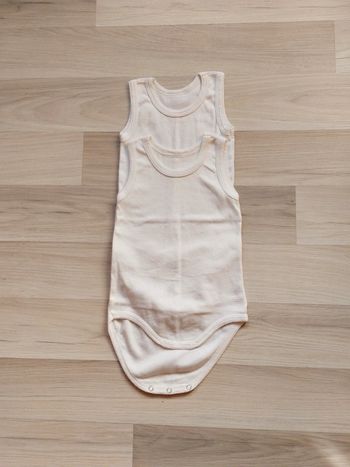 Lot de 2 bodies sans manches