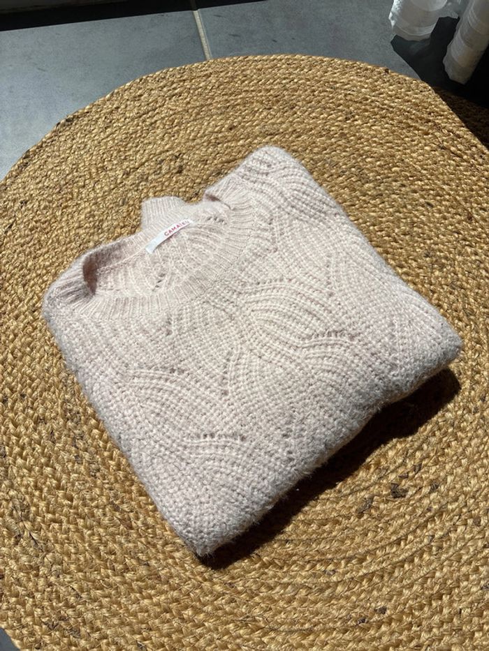 Pull rose pale rose poudré - photo numéro 4