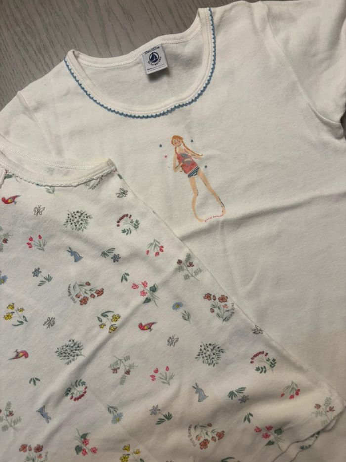 2 maillots de corps fille petit bateau 12 ans