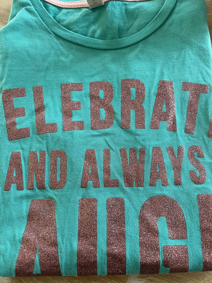 T-shirt turquoise - photo numéro 2