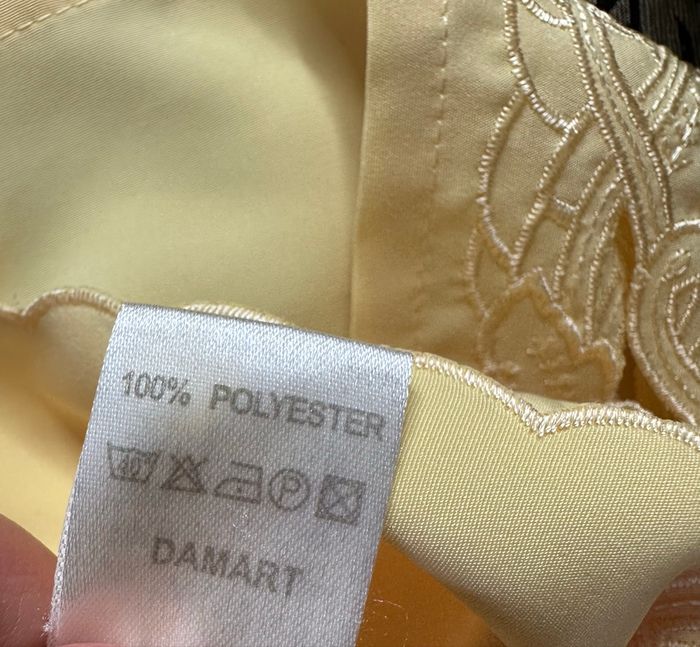 Chemisier jaune broderies ajourées Damart T46 3XL - photo numéro 7