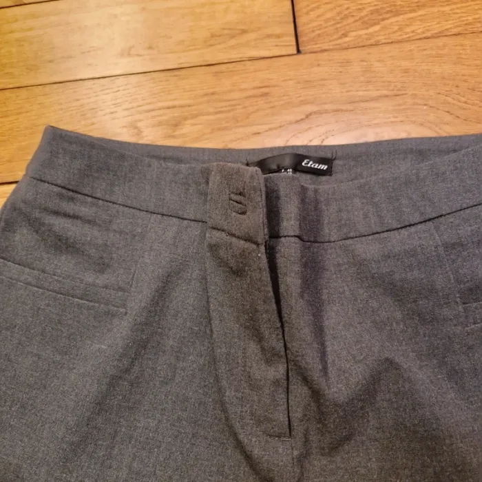 Pantalon femme gris - taille 40 - photo numéro 2