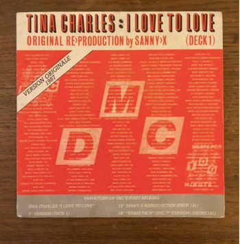 Vinyle 45 tours-Tina Charles-I love to love