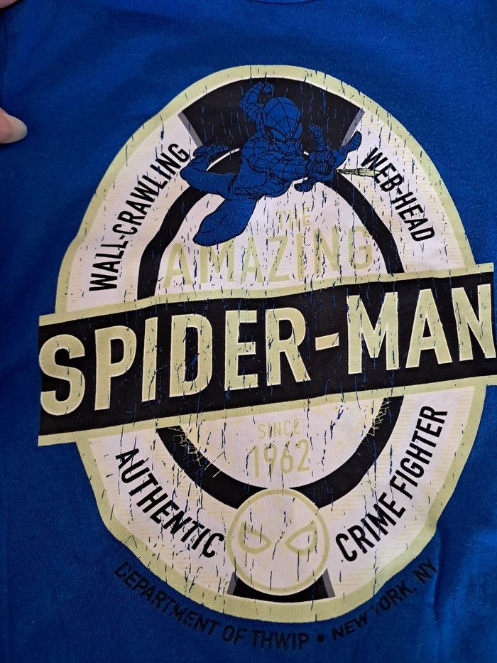 T shirt spider man 4-5 ans - photo numéro 2