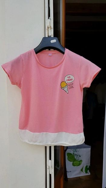 Tee shirt fille - T. 11 ans