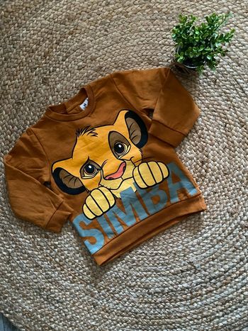Sweat 18 mois roi lion simba