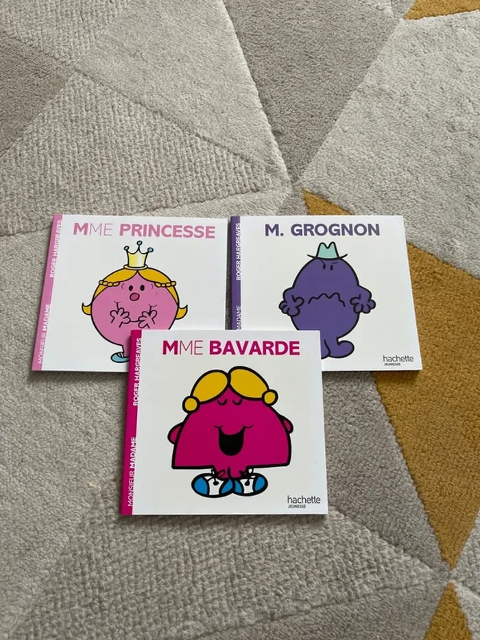 3 livres monsieur et madame